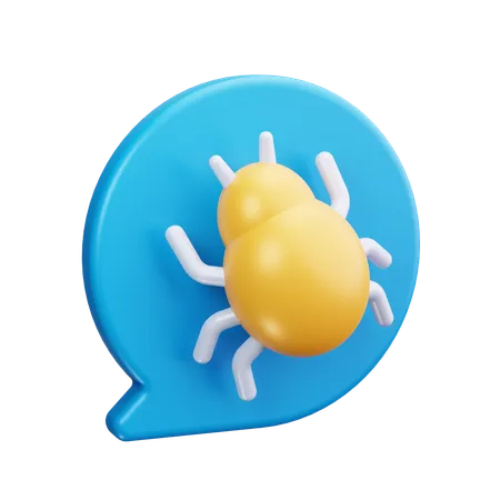 Bug  3D Icon