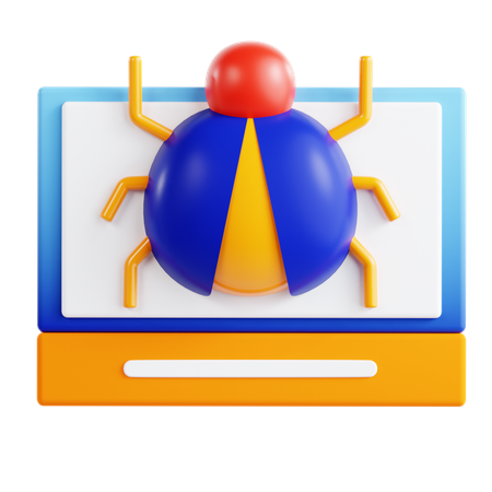 Bug  3D Icon