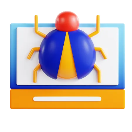 Bug  3D Icon