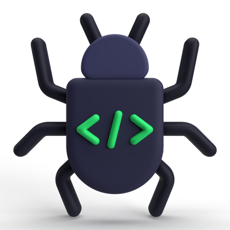 Bug  3D Icon