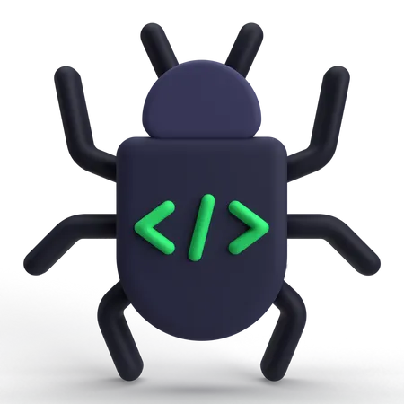 Bug  3D Icon