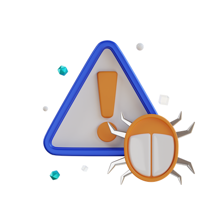 Bug  3D Icon