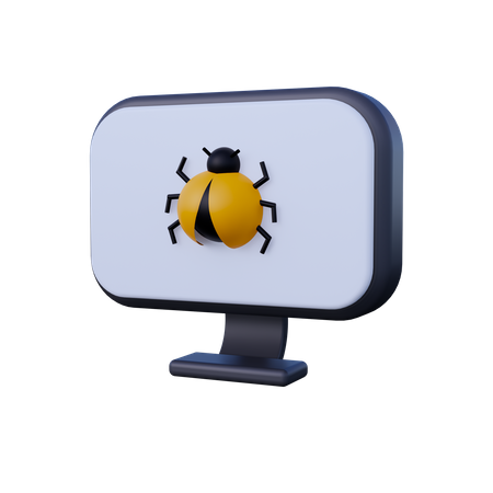 Bug  3D Icon