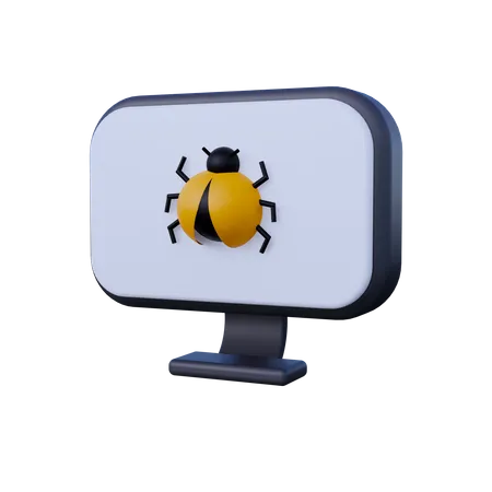 Bug  3D Icon