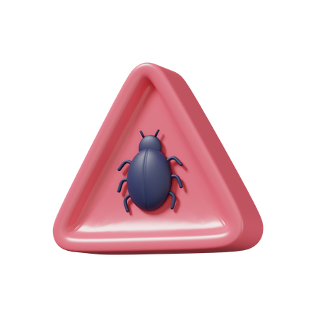 Bug  3D Icon