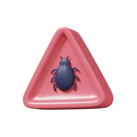 Bug  3D Icon