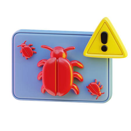 Bug  3D Icon