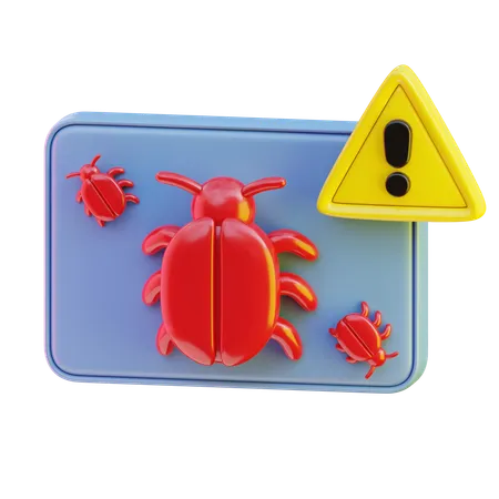 Bug  3D Icon