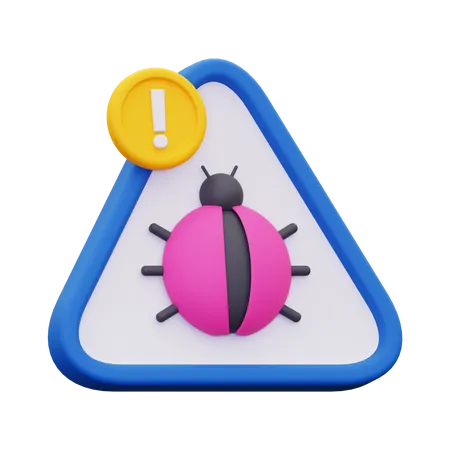 Bug  3D Icon