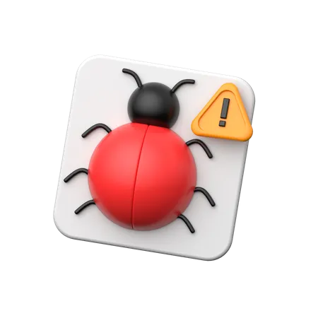 Bug  3D Icon