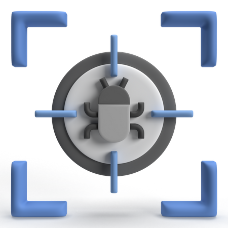 Bug  3D Icon