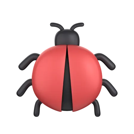Icone Bug 3 D Perfeito Para O Tema De Seguranca Cibernetica 3D Icon