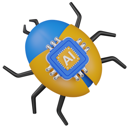 BUG AI  3D Icon