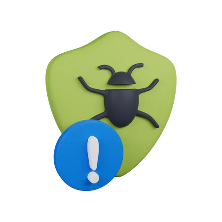 Bug Alert 3 D Icon Contains PNG BLEND GLTF And OBJ Files 3D Icon