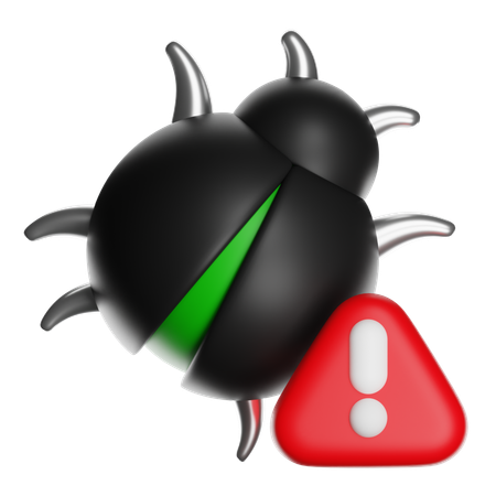 Bug Alert  3D Icon