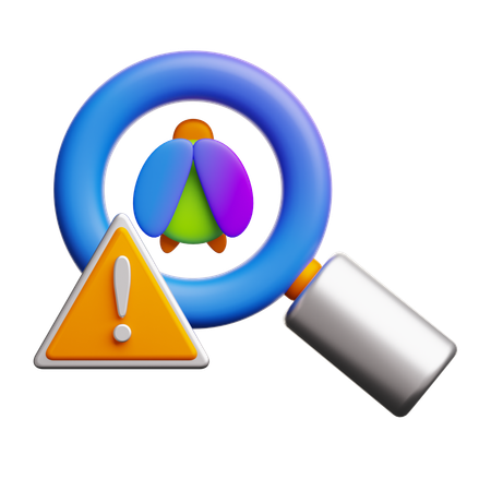 Bug Alert  3D Icon