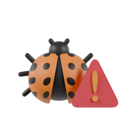 Bug Alert  3D Icon