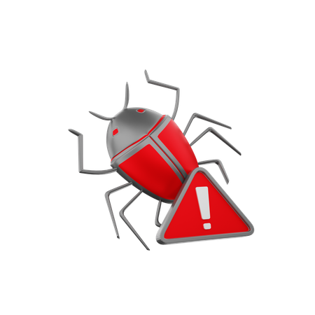 Bug Alert  3D Icon