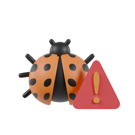 Bug Alert  3D Icon