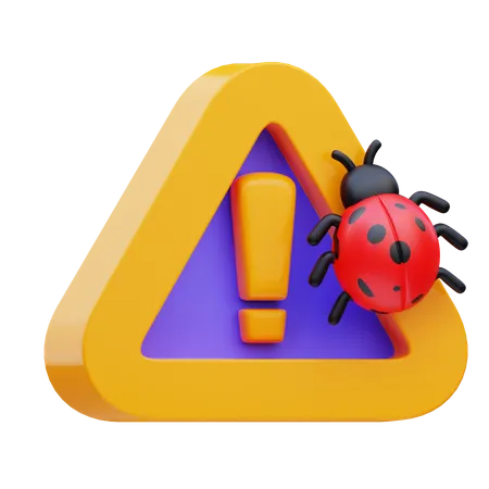 Bug alert  3D Icon