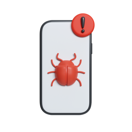 Bug móvel  3D Icon