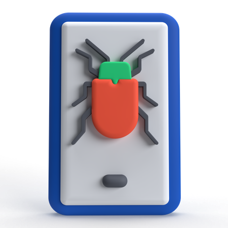 Bug móvel  3D Icon