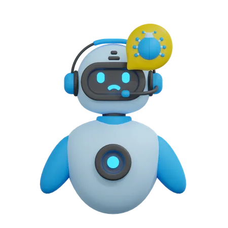 Bug chatbot  3D Icon