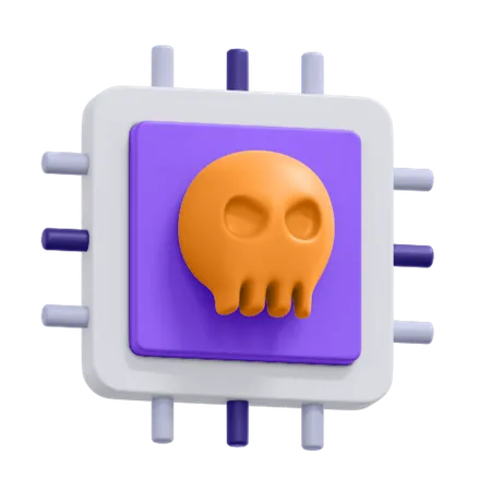 Bug Chip  3D Icon