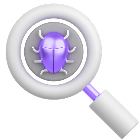 Bug com ampliação  3D Icon