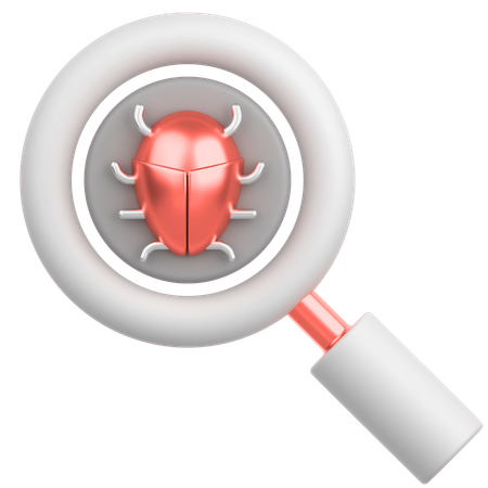 Bug com ampliação  3D Icon
