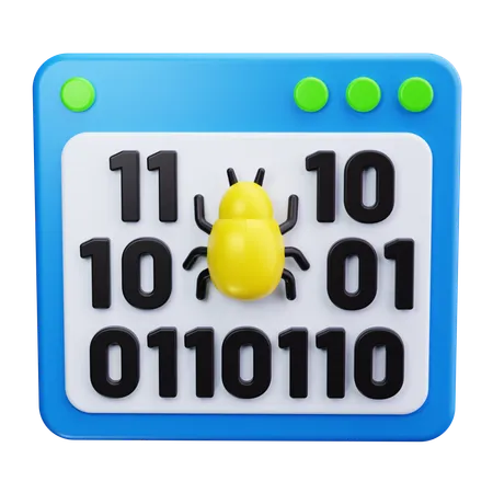 Bug da web  3D Icon