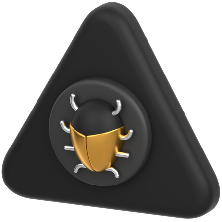 Bug d'alerte  3D Icon
