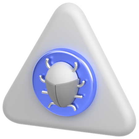 Bug d'alerte  3D Icon