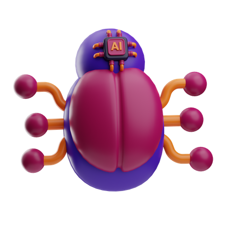 Erro de inteligência artificial  3D Icon