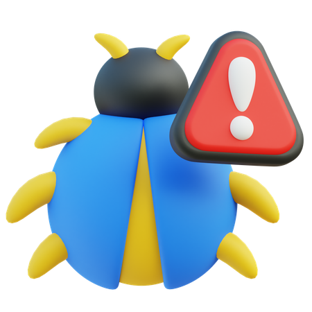 Bug Detection  3D Icon