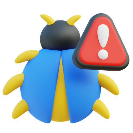 Bug Detection  3D Icon