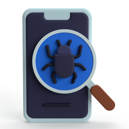 Bug Detector  3D Icon