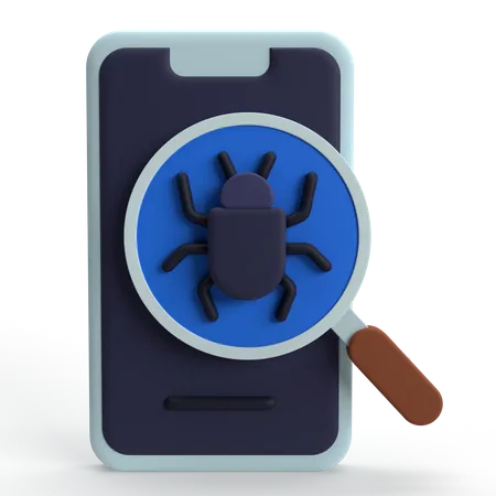 Bug Detector  3D Icon