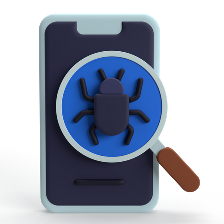 Bug Detector  3D Icon