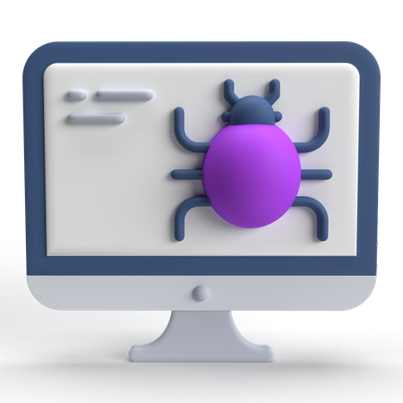 Bug do computador  3D Icon