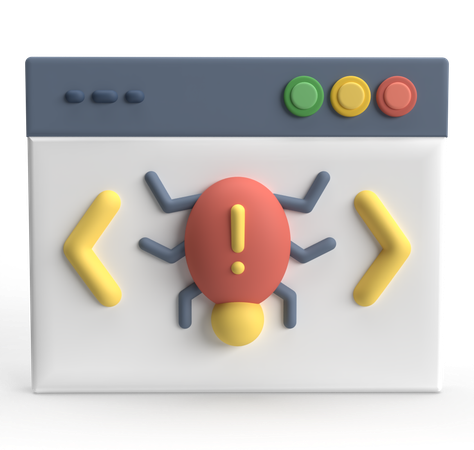 Bug do navegador  3D Icon
