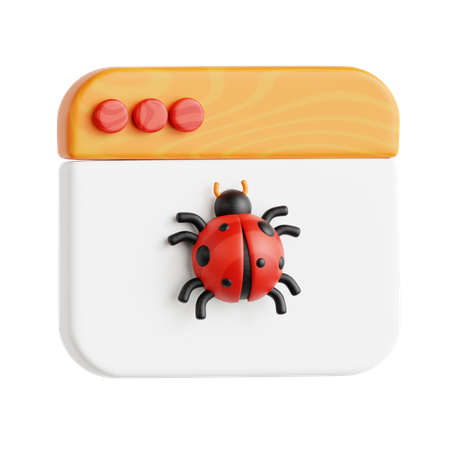 Bug do navegador  3D Icon