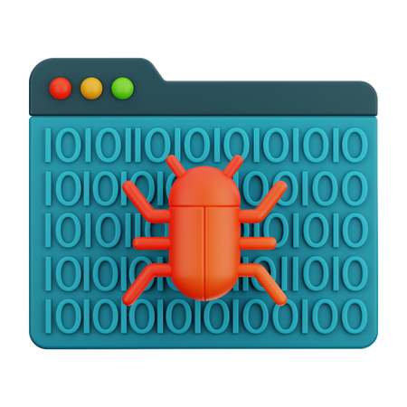 Bug du site Web  3D Icon
