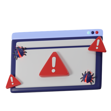 Bug du site Web  3D Icon