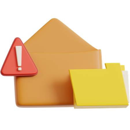 Bug Envelope  3D Icon