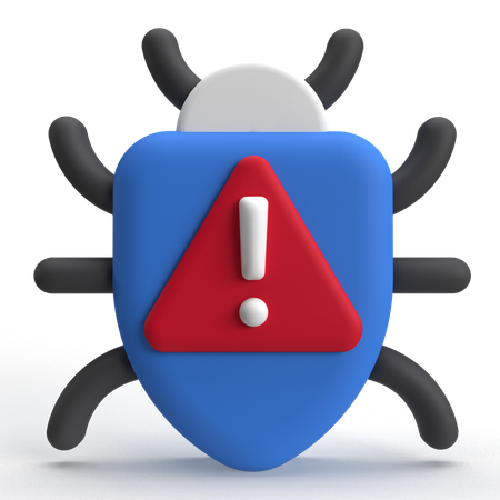 Bug Error  3D Icon