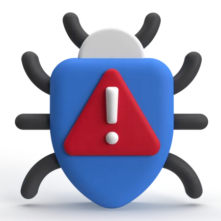 Bug Error  3D Icon