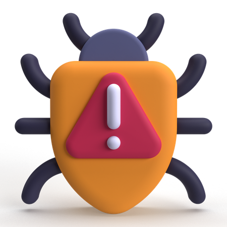 Bug Error  3D Icon