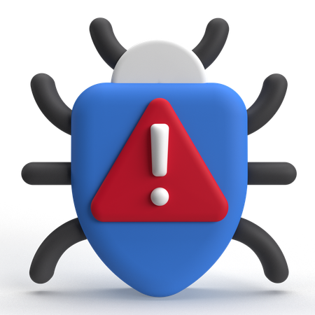 Bug Error  3D Icon