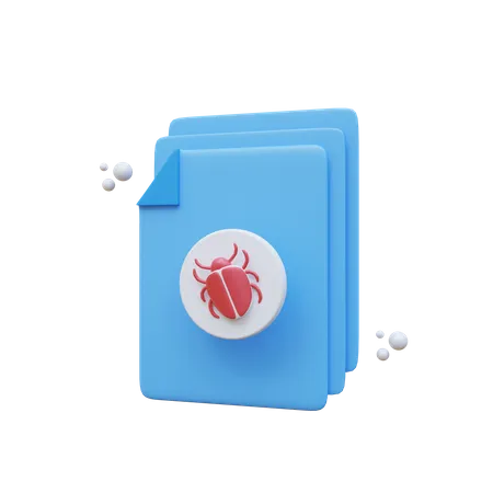 Bug File  3D Icon